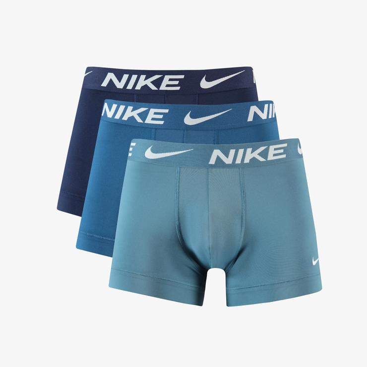 Nike Trunk 3'lü Erkek Siyah/Mavi/Gri Boxer