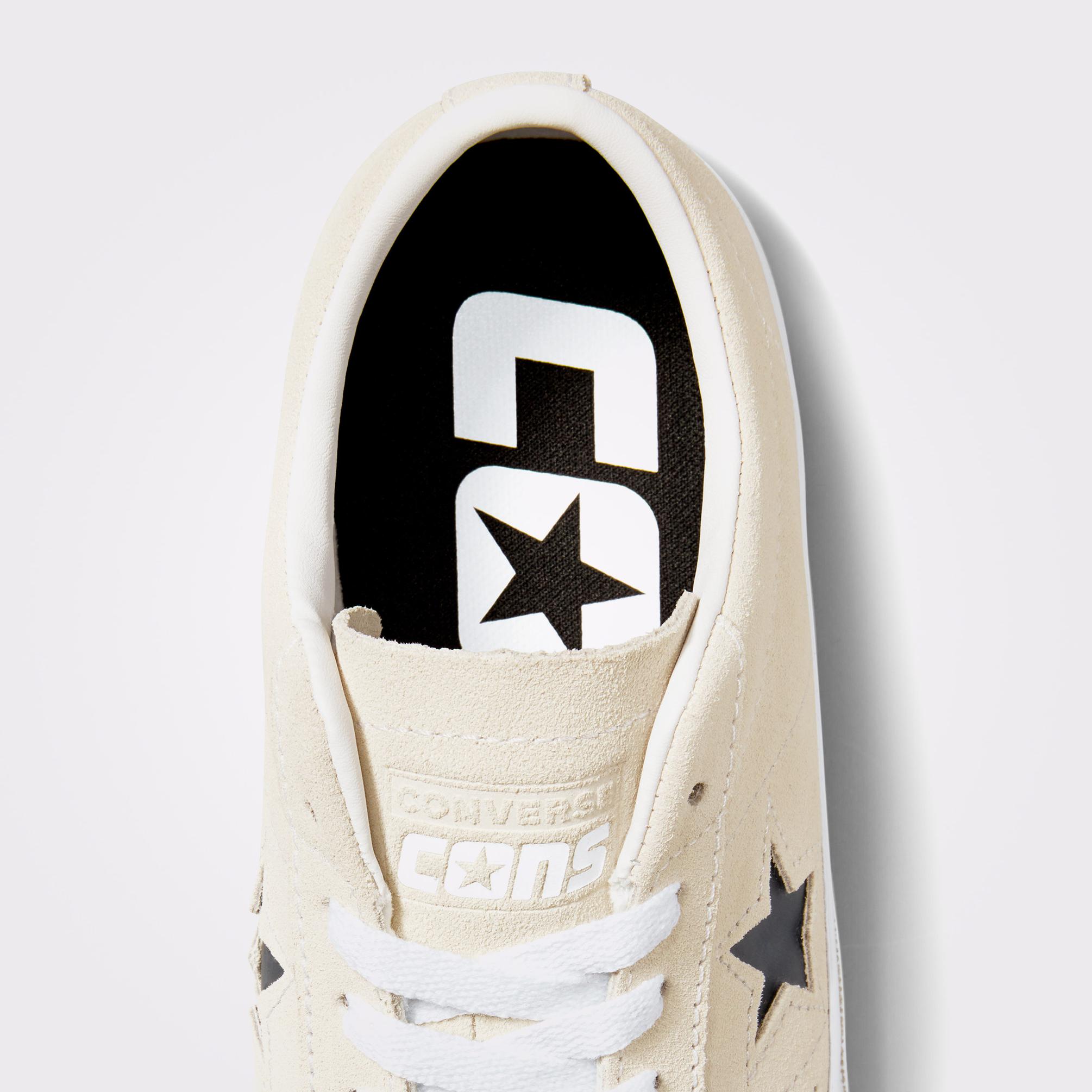  Converse Cons One Star Pro Suede Unisex Krem Sneaker