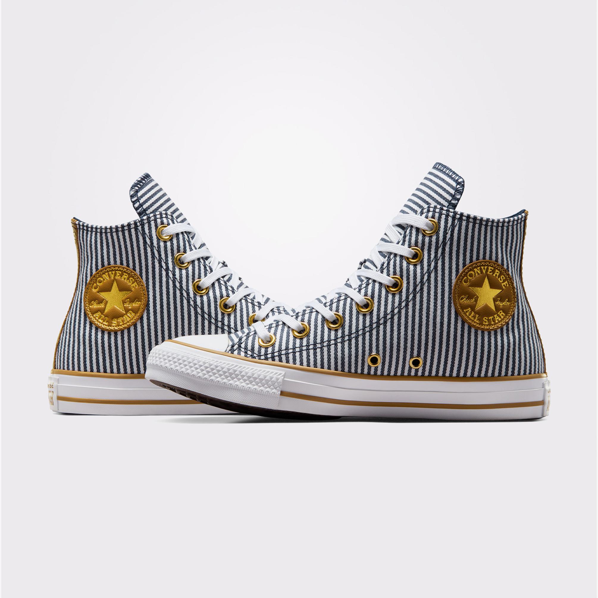  Converse Chuck Taylor All Star Herringbone Stripe Kadın Mavi Sneaker