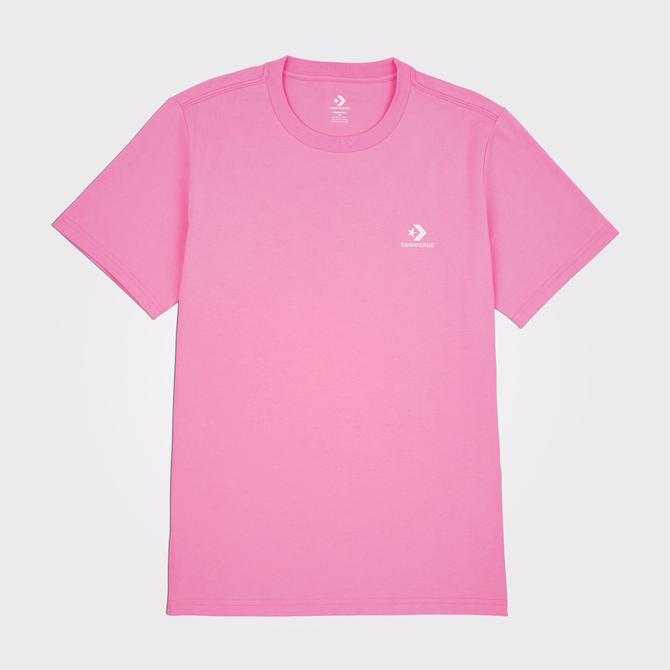  Converse Converse Go-To Embroidered Star Chevron Standard-Fit Unisex Pembe T-Shirt