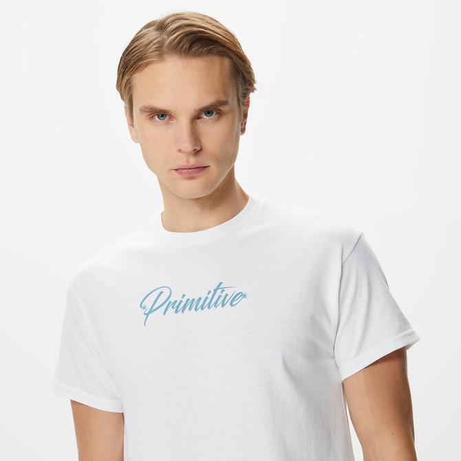  Primitive Shiver Erkek Beyaz T-Shirt