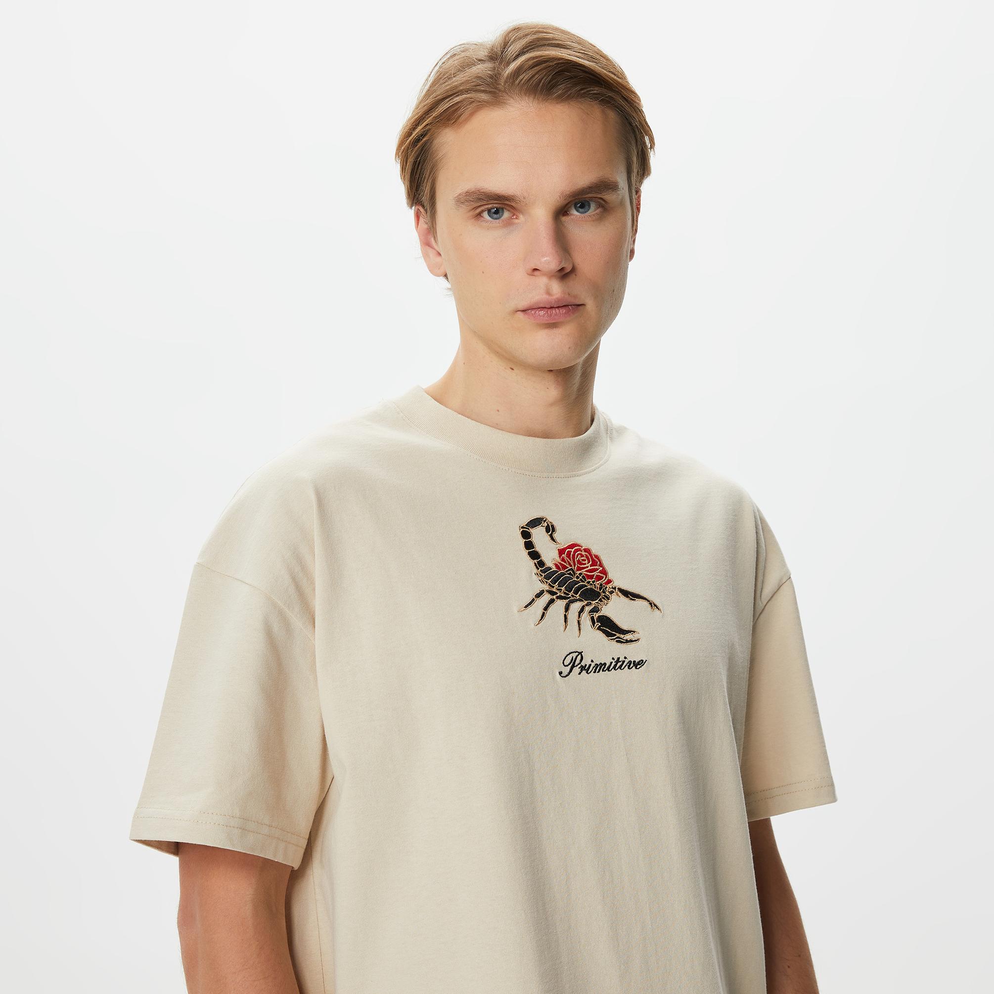  Primitive Scorpio HW Erkek Bej T-Shirt