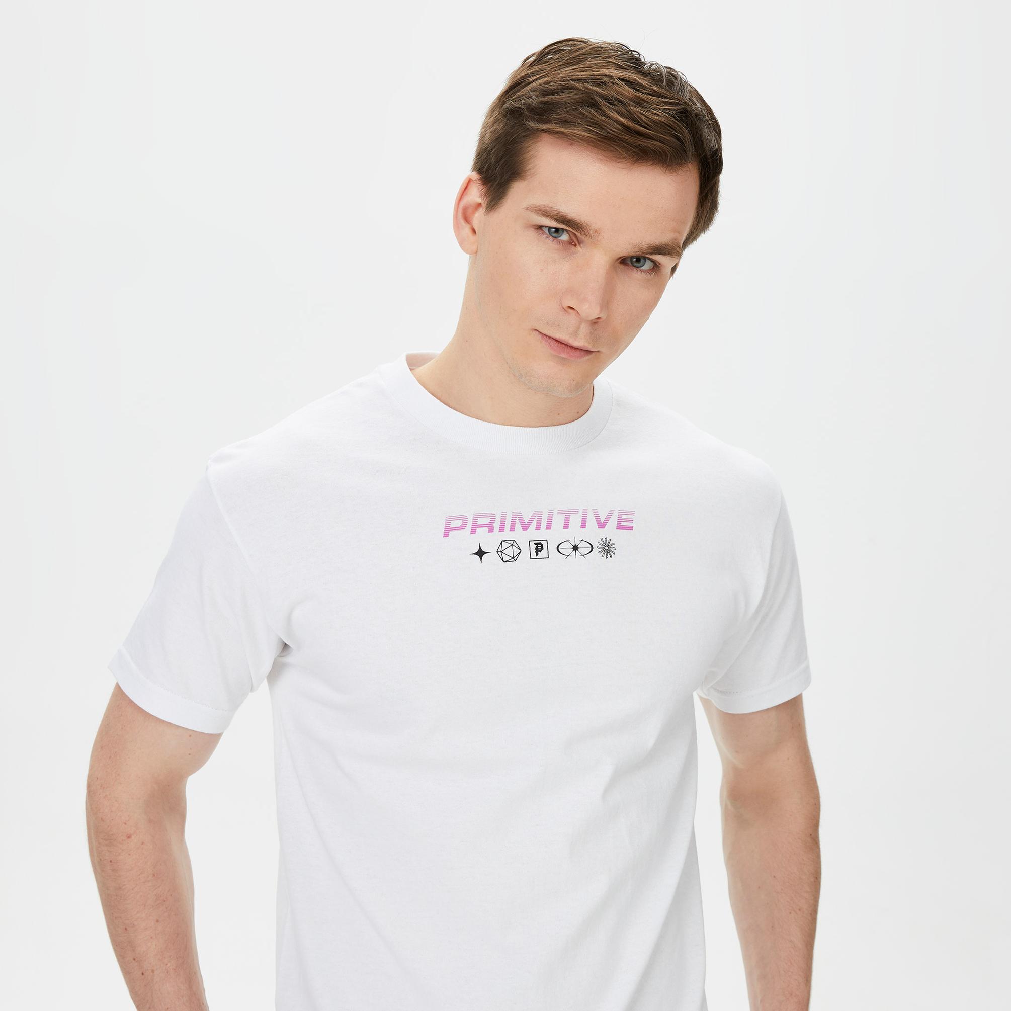  Primitive Zenith Erkek Beyaz T-Shirt