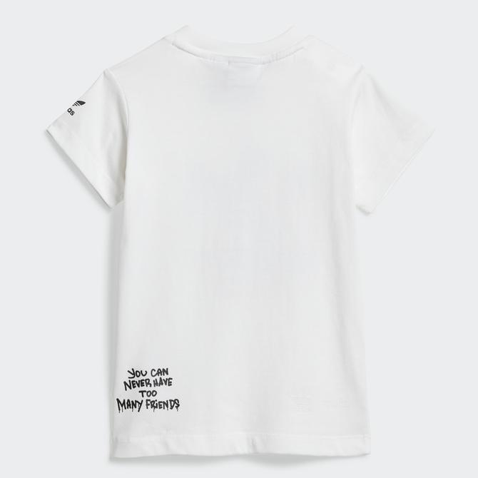  adidas Originals Dress Les Bebek Beyaz T-Shirt Şort Takım
