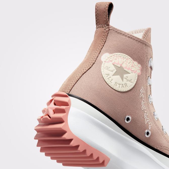  Converse Run Star Hike Platform Scribble Kadın Bej Sneaker