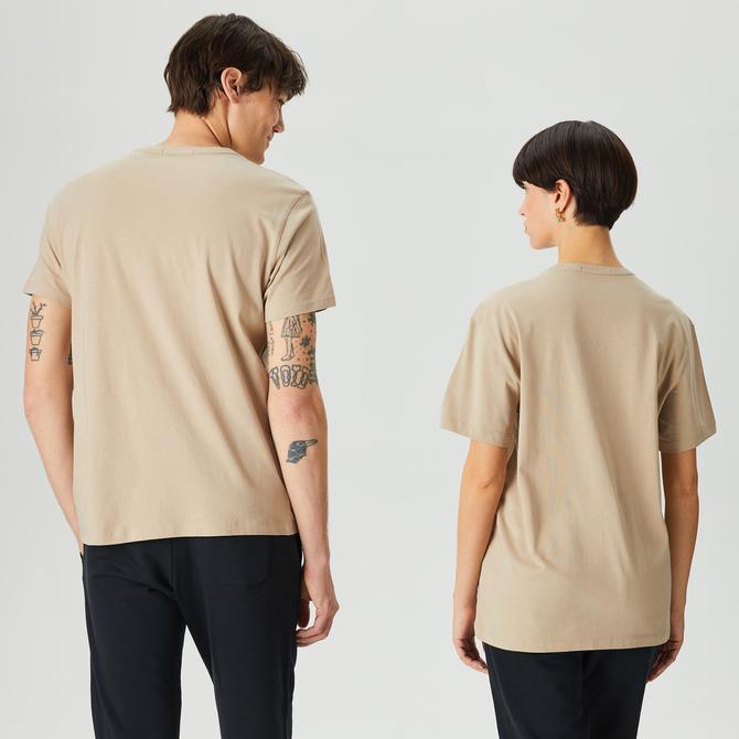  The Stay Line Ghost Print Unisex Bej T-Shirt