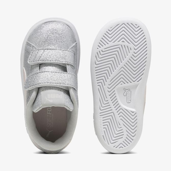  Puma Smash 3.0 Glit Glam in Bebek Gri Spor Ayakkabı