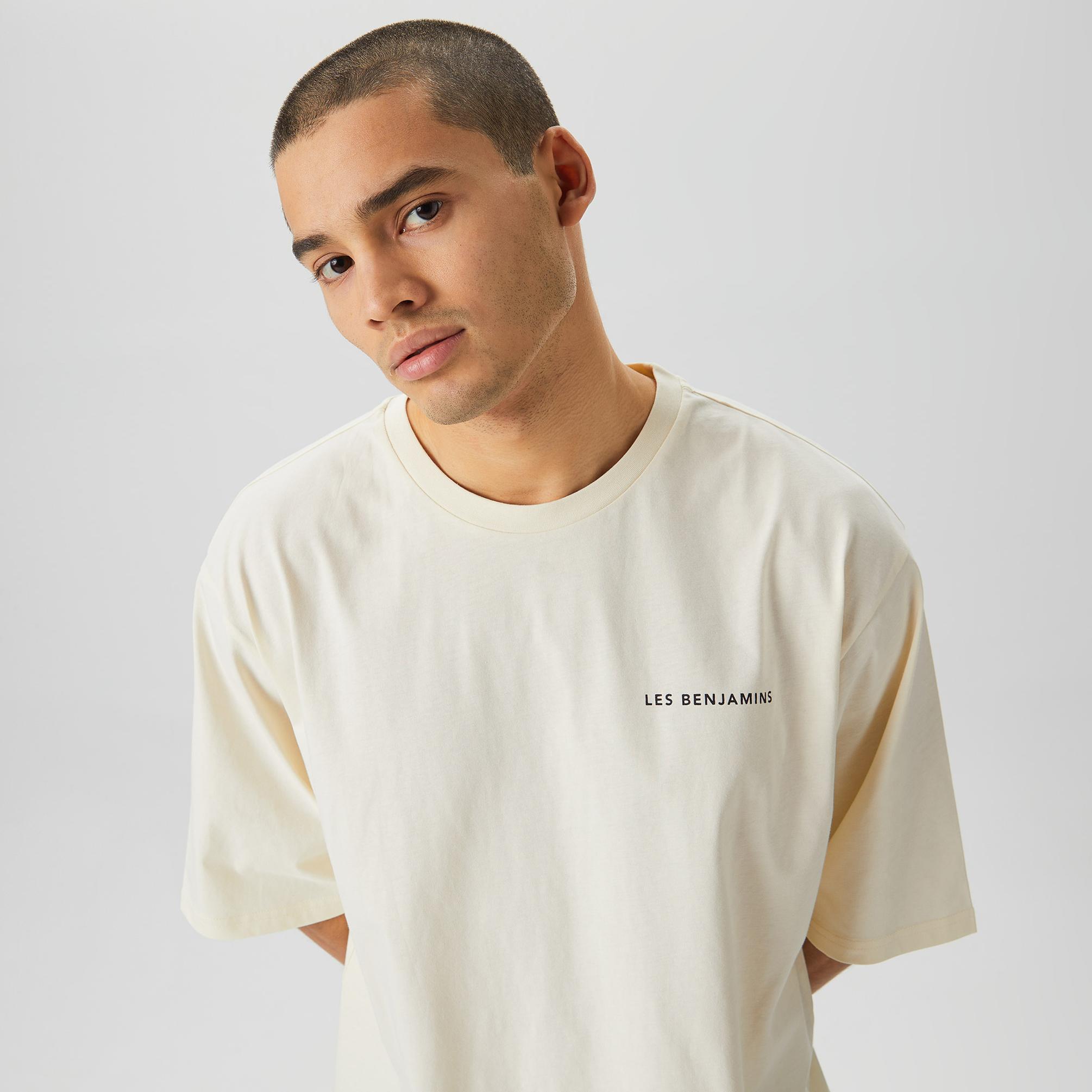  Les Benjamins Core Erkek Beyaz T-Shirt