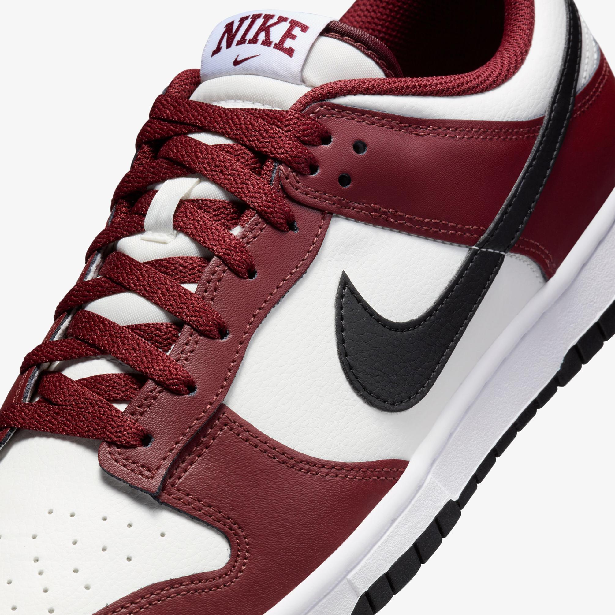  Nike Dunk Low Sportswear Erkek Kırmızı/Beyaz Spor Ayakkabı