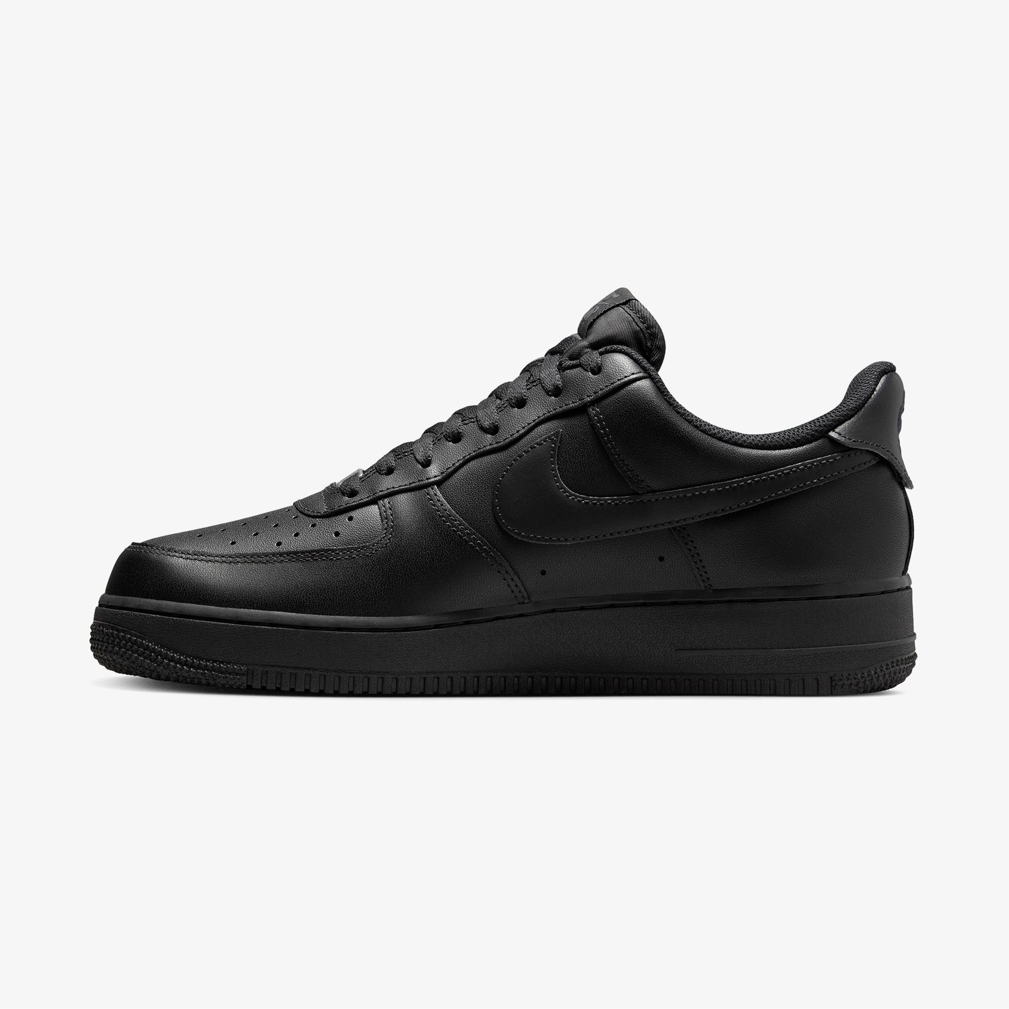 Nike Air Force 1 07 EasyOn Sportswear Erkek Siyah Spor Ayakkabı