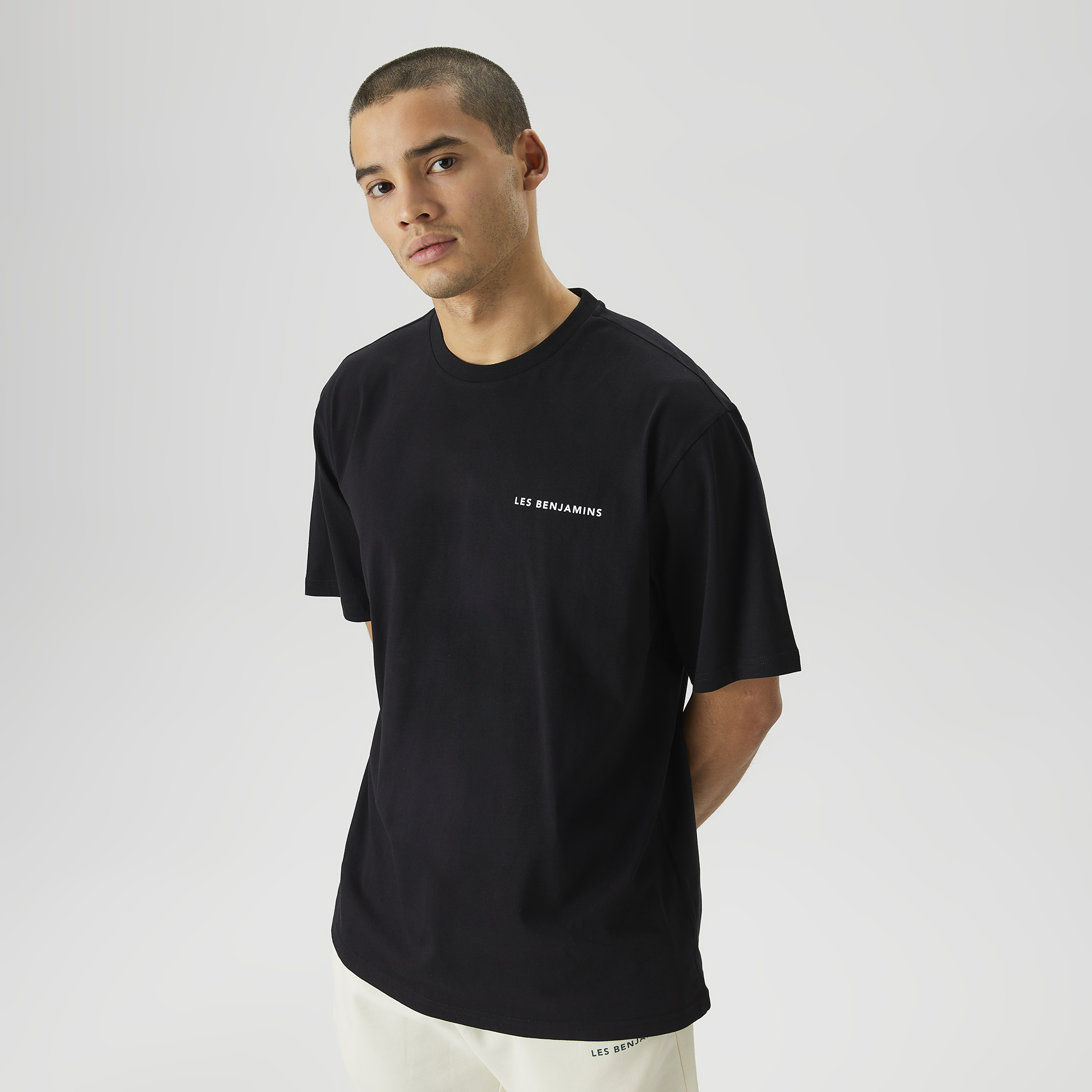 Les Benjamins Core Erkek Siyah T-Shirt