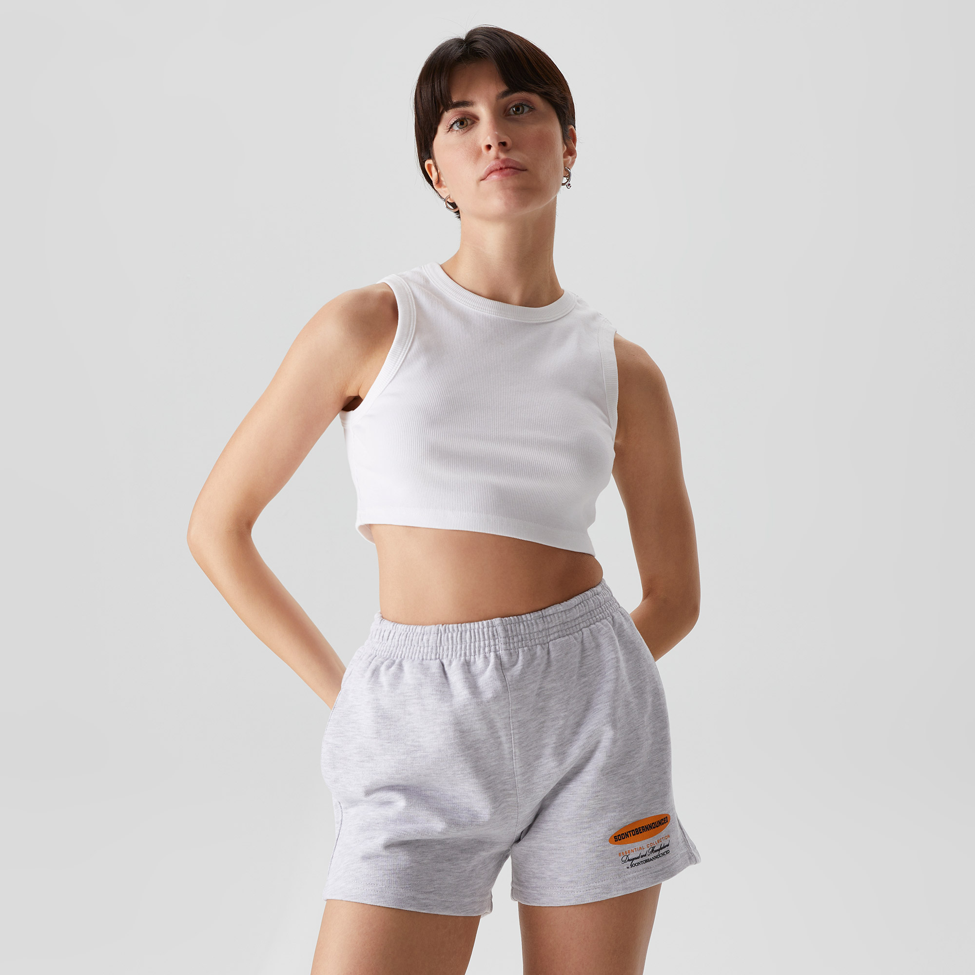 Soon To Be Announced Sportswear Kadın Beyaz Tank Top