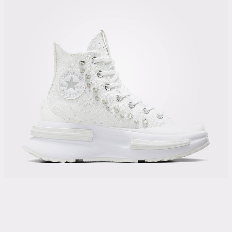Converse Run Star Legacy CX Platform Studded Kadın Beyaz Sneaker