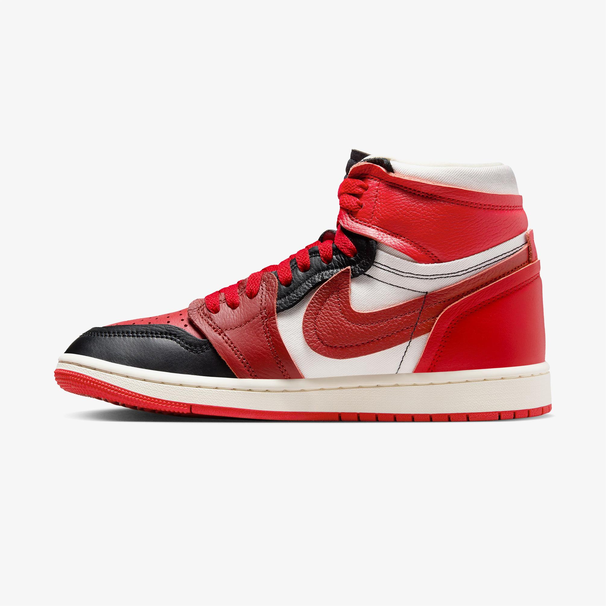 Jordan Air 1 High MM Kadın Kırmızı/Pembe Spor Ayakkabı