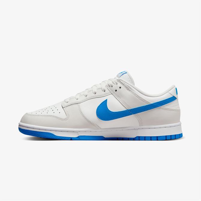  Nike Dunk Low Retro Sportswear Erkek Beyaz/Mavi Spor Ayakkabı