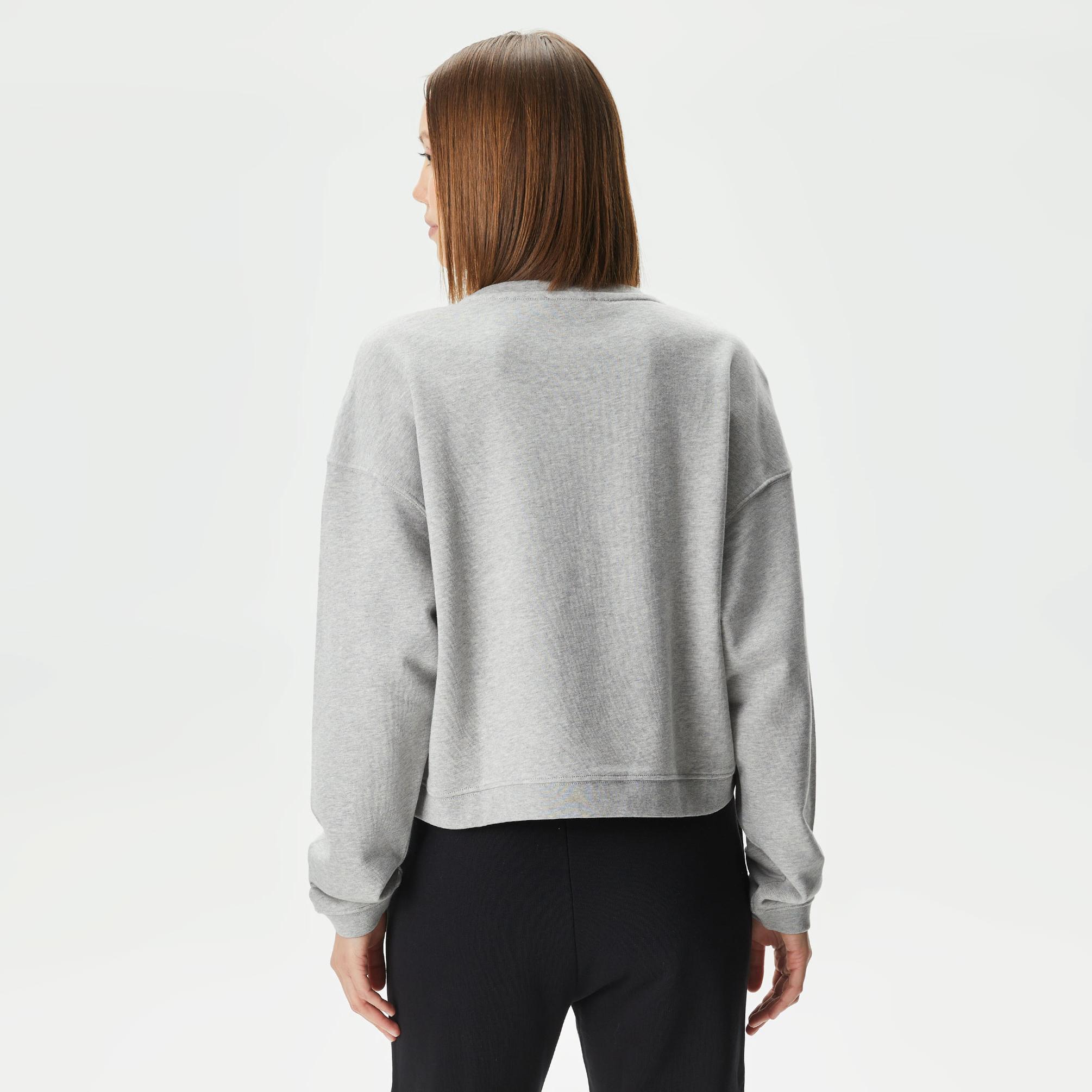  Les Benjamins Core Kadın Gri Sweatshirt