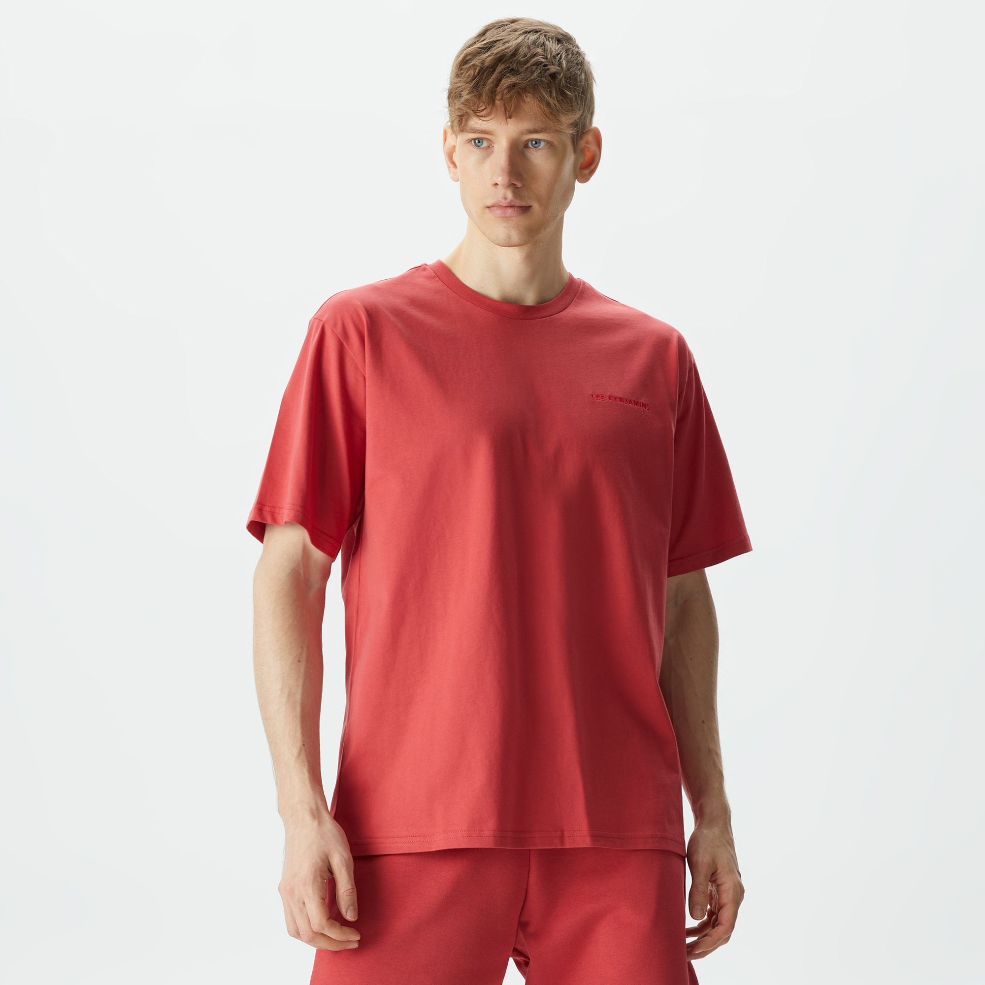 Les Benjamins Essential 304 Erkek Kırmızı T-Shirt