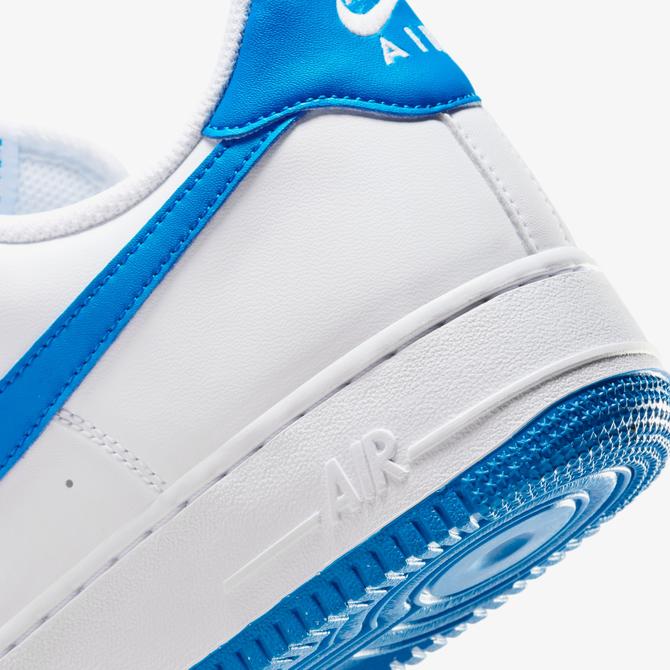  Nike Air Force 1 07 Sportswear Erkek Beyaz/Mavi Spor Ayakkabı