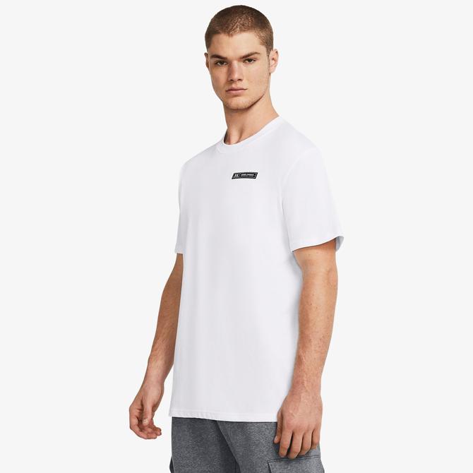  Under Armour Label Erkek Beyaz T-Shirt