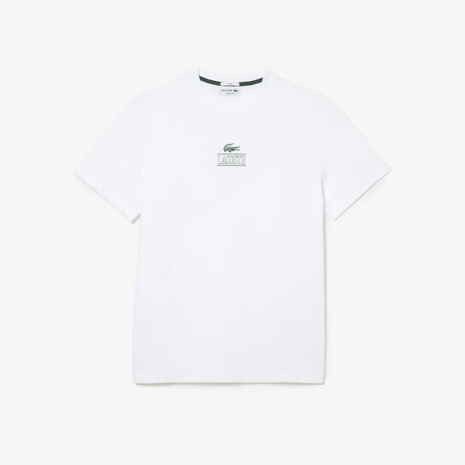 Lacoste Classic Unisex Regular Fit Beyaz T-Shirt