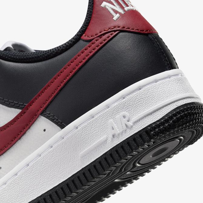  Nike Air Force 1 Kadın Siyah/Kırmızı Spor Ayakkabı