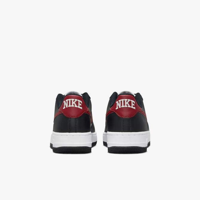  Nike Air Force 1 Kadın Siyah/Kırmızı Spor Ayakkabı