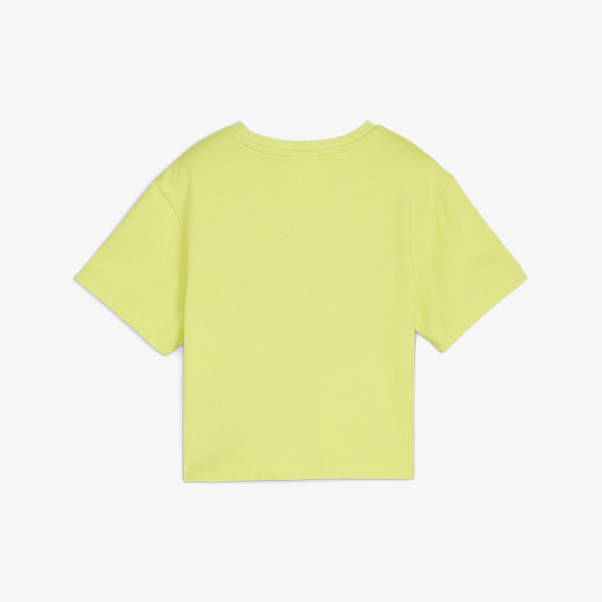  Puma X Trolls Graphic Çocuk Sarı T-Shirt