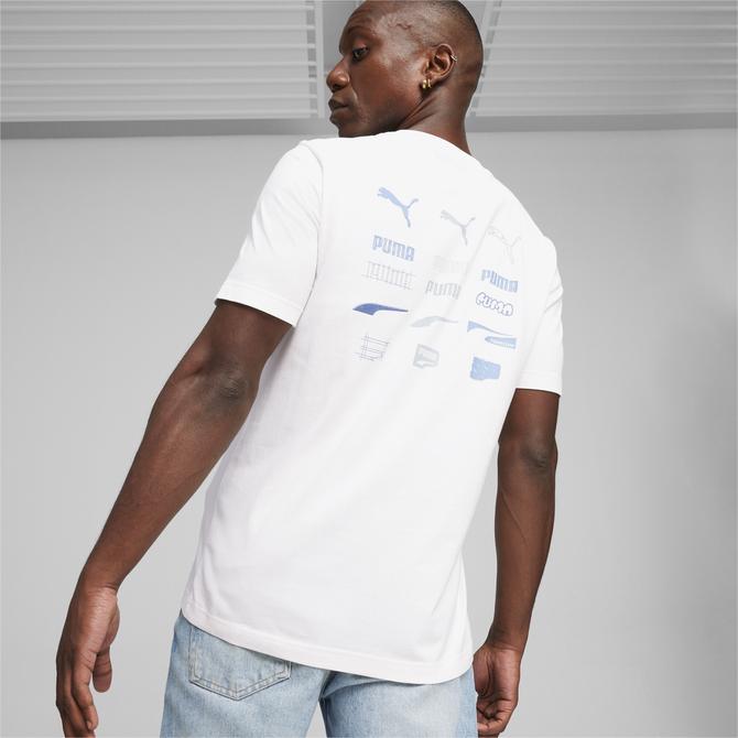  Puma Brand Love Graphic Erkek Beyaz T-Shirt