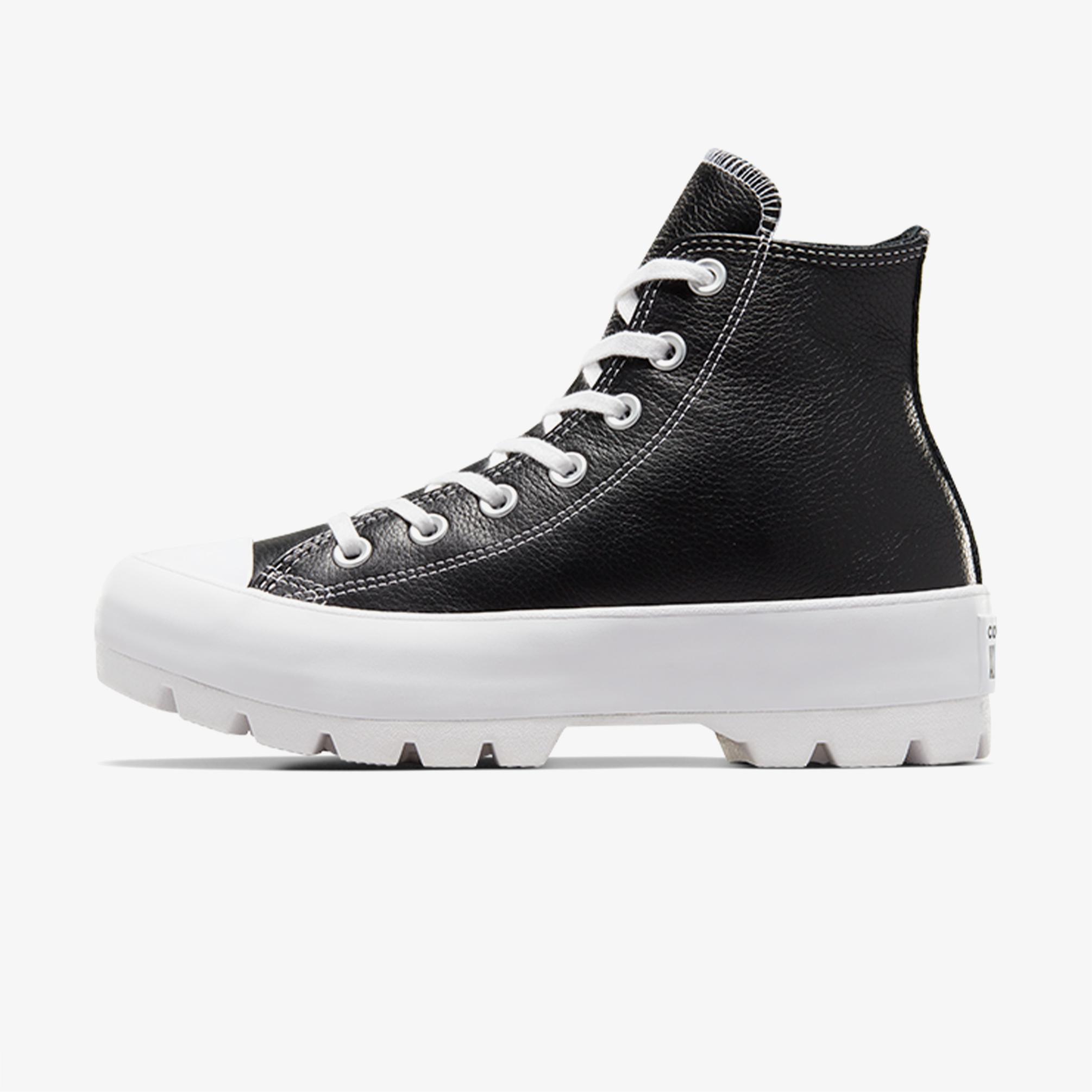  Converse Chuck Taylor All Star Lugged Leather Unisex Siyah Sneaker