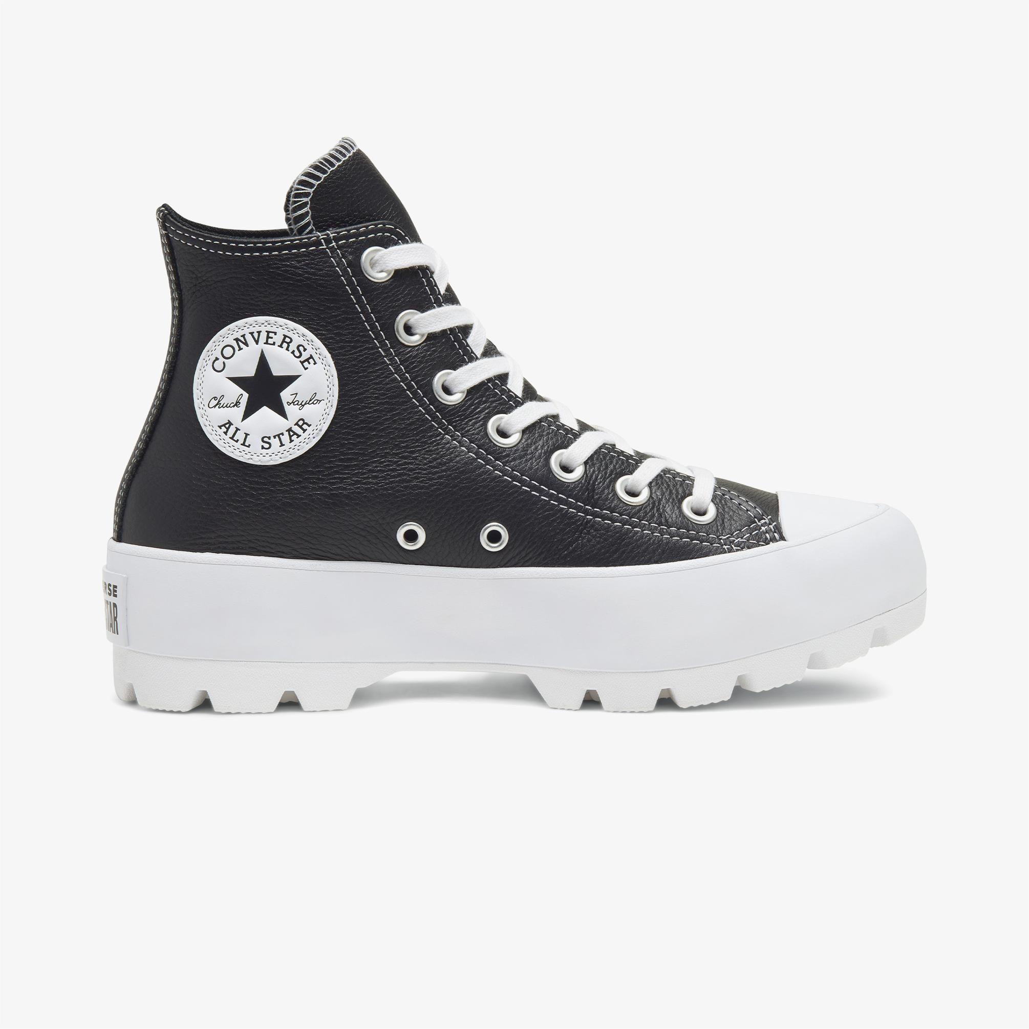  Converse Chuck Taylor All Star Lugged Leather Unisex Siyah Sneaker