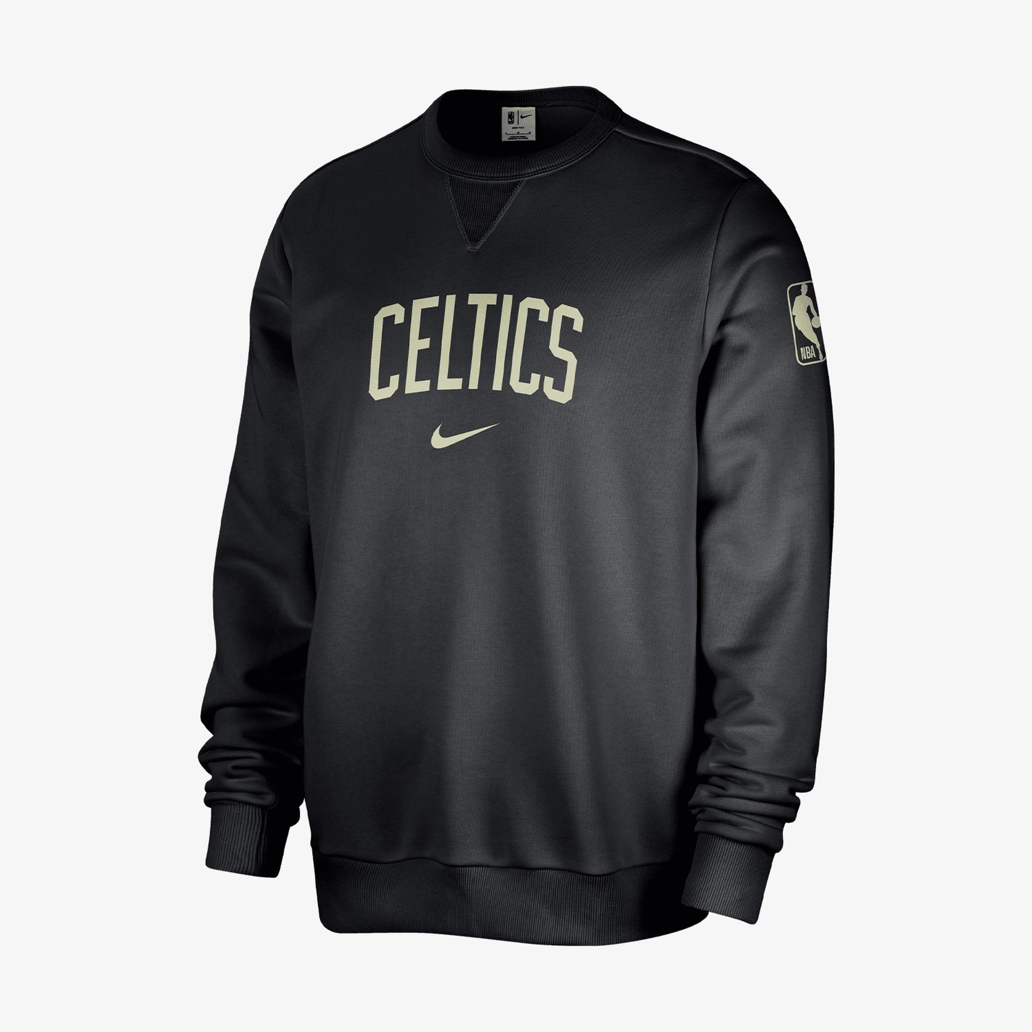  Nike Dri-Fit Boston Celtics Standard Issue Erkek Siyah Sweatshirt