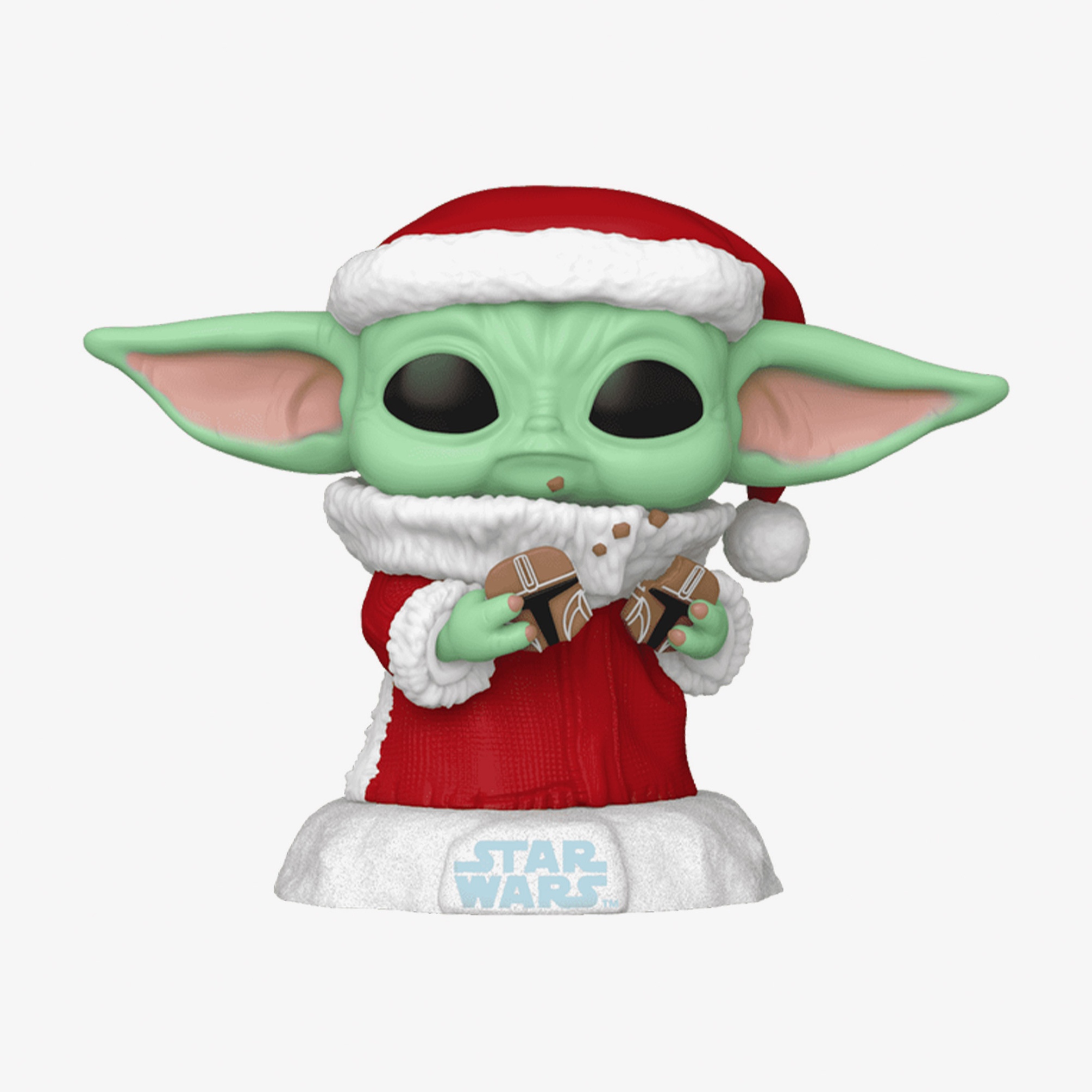  Funko POP Star Wars: Holiday - Grogu with Christmas Cookie Renkli Figür