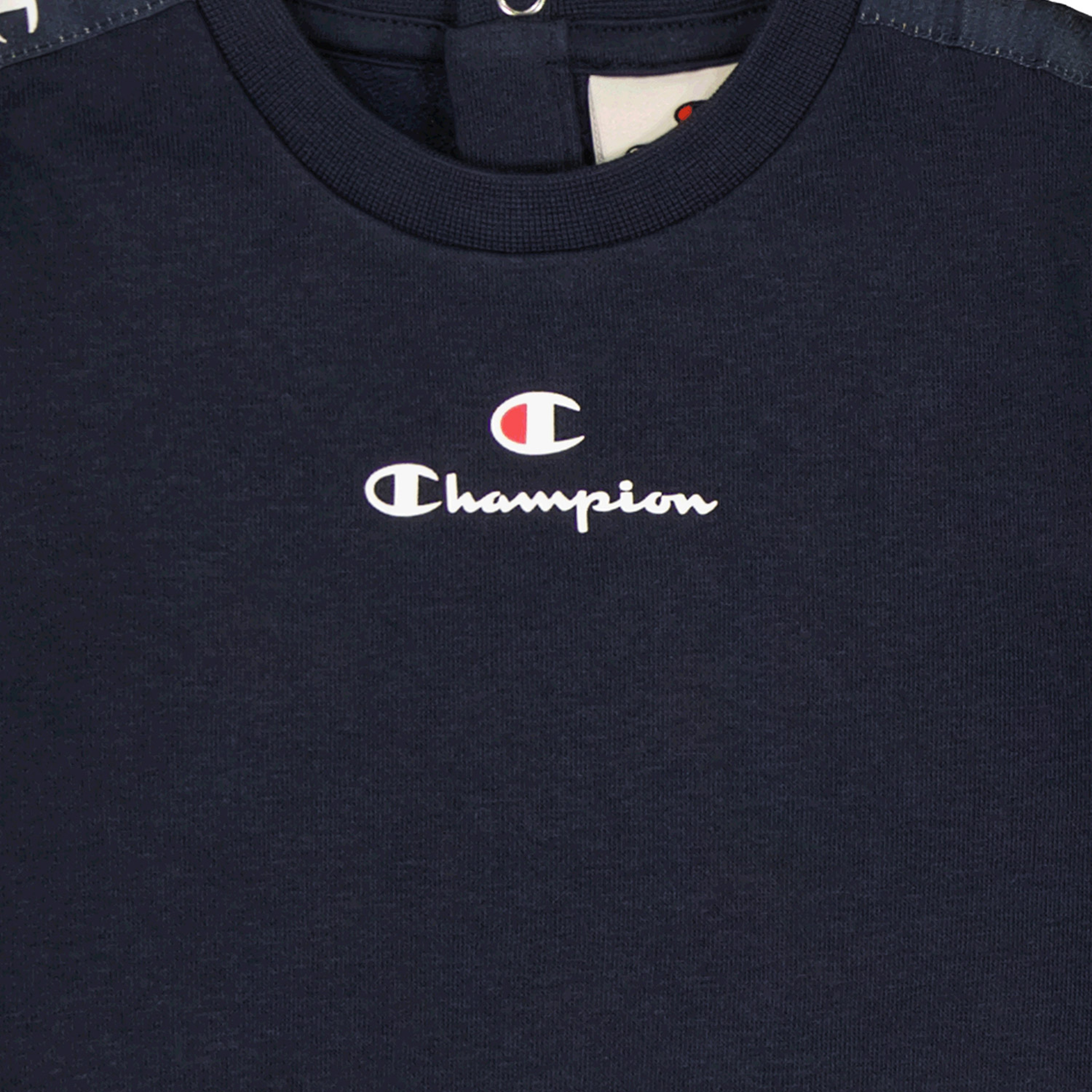 Champion Crewneck Suit Çocuk Mavi Eşofman Takımı