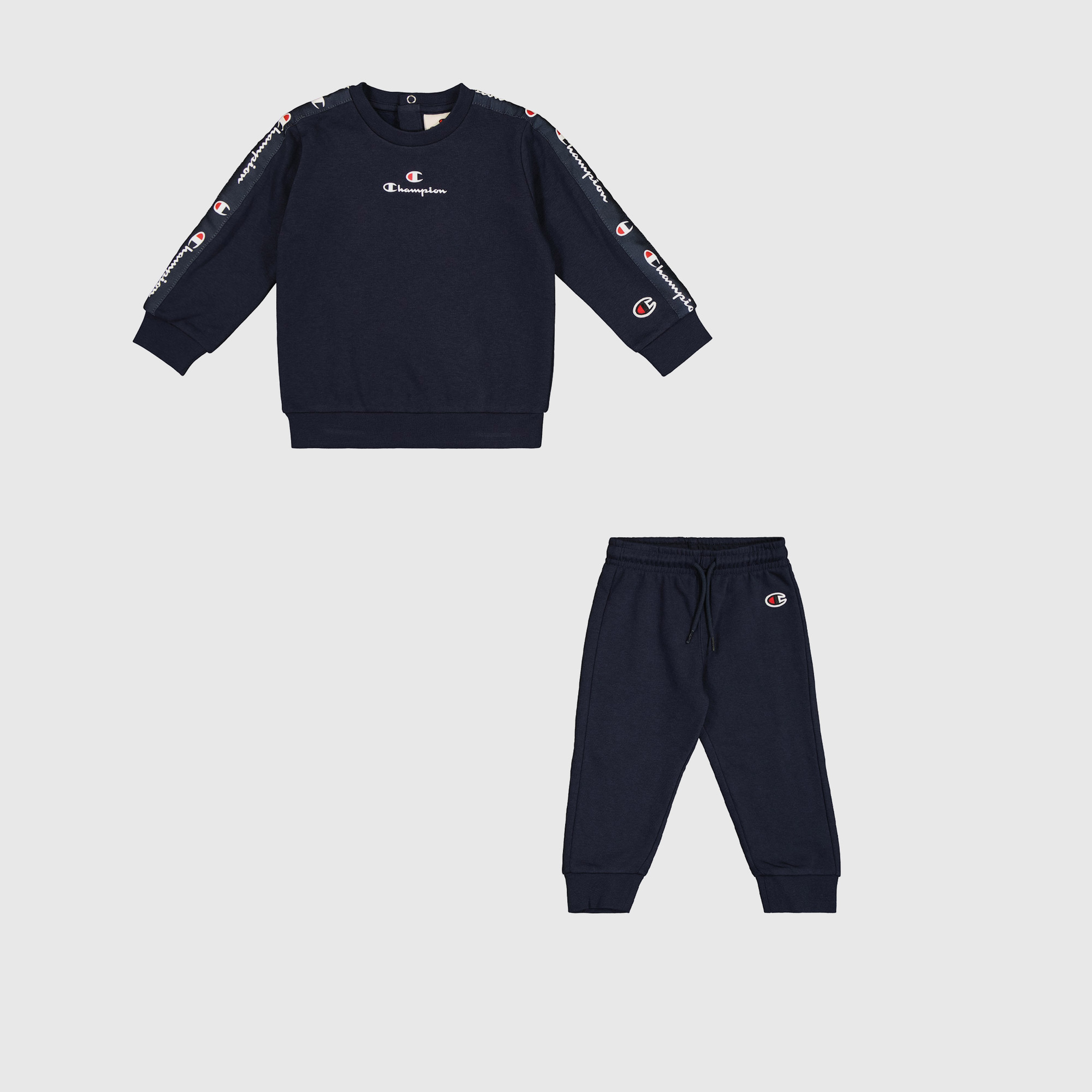 Champion Crewneck Suit Çocuk Mavi Eşofman Takımı