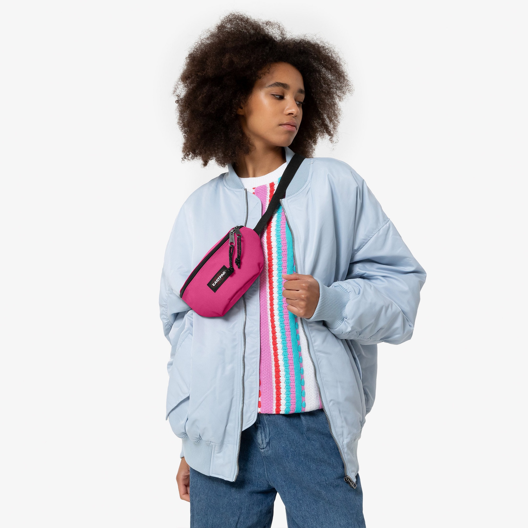  Eastpak Springer Unisex Pembe Bel Çantası