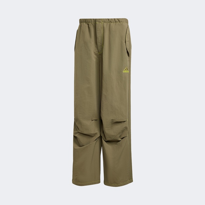  adidas Parachute Erkek Yeşil Bol Paça Eşofman Altı