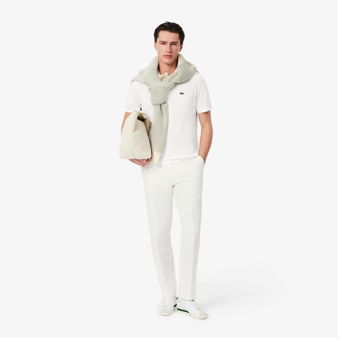  Lacoste L.12.12 Erkek Beyaz Polo