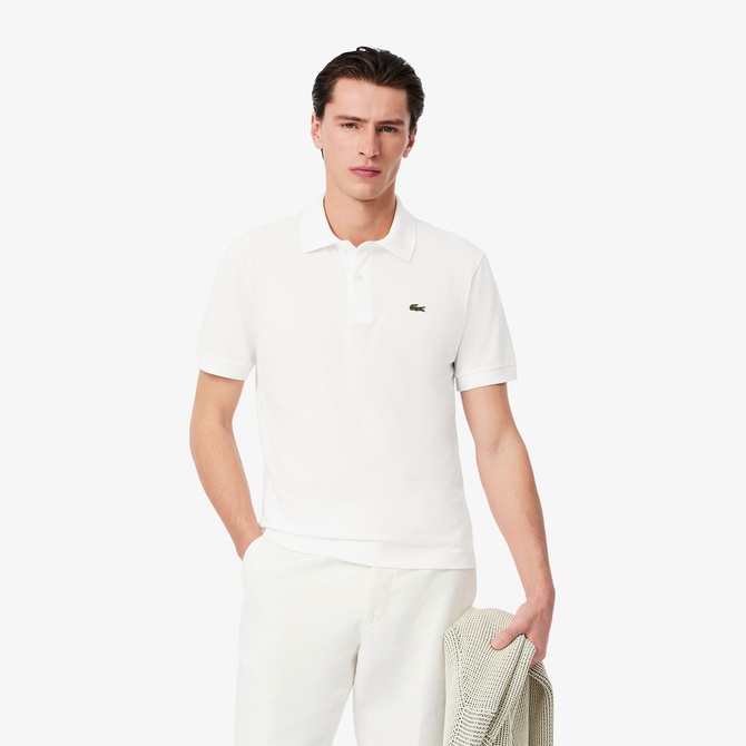  Lacoste L.12.12 Erkek Beyaz Polo