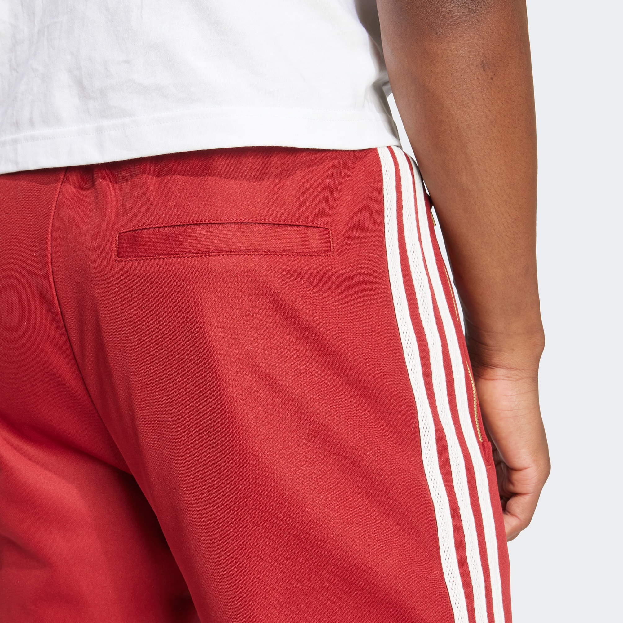  adidas Retro Sport Cricket Inspired Erkek Kırmızı Eşofman Altı