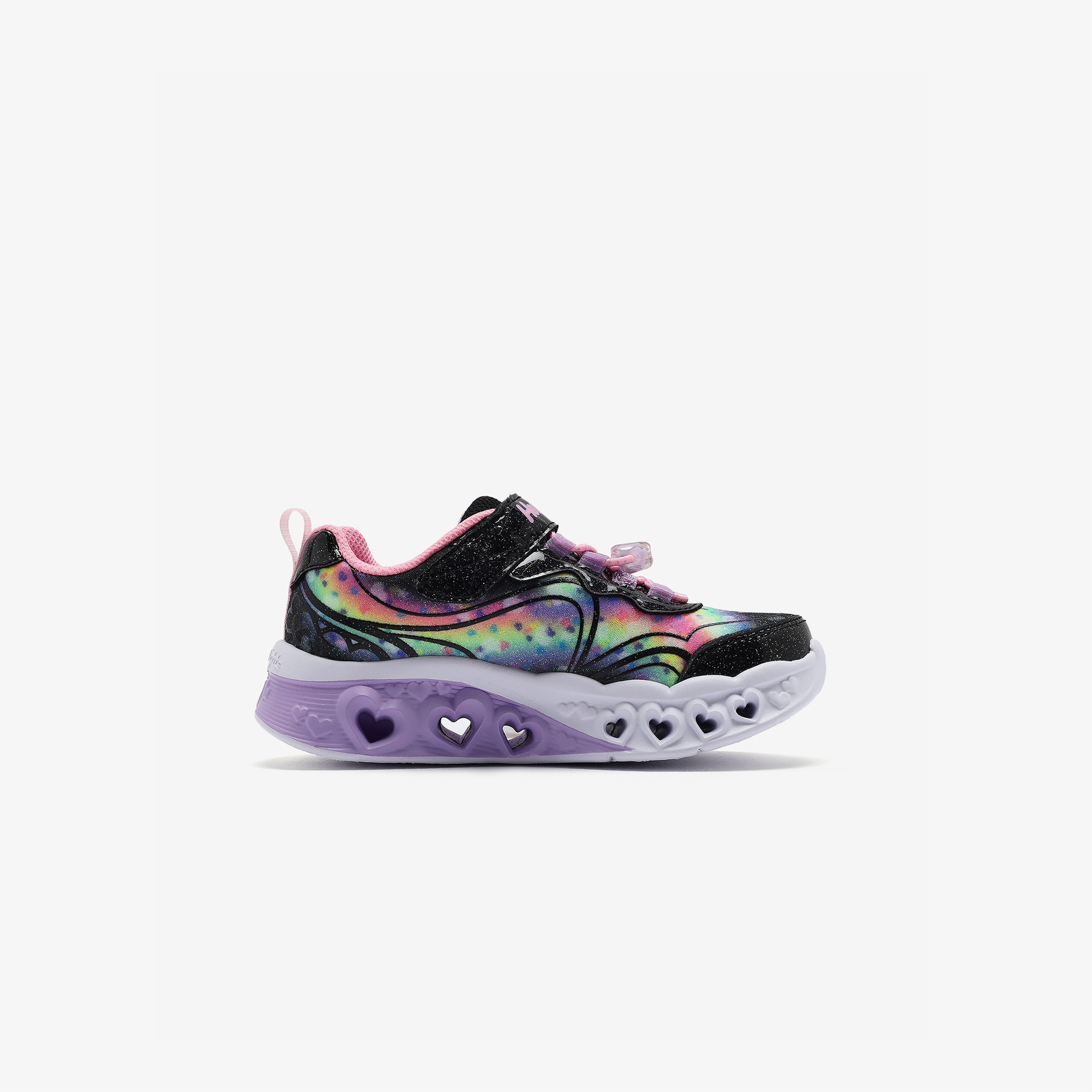 Skechers Flutter Heart Lights Çocuk Siyah Işıklı Spor Ayakkabı
