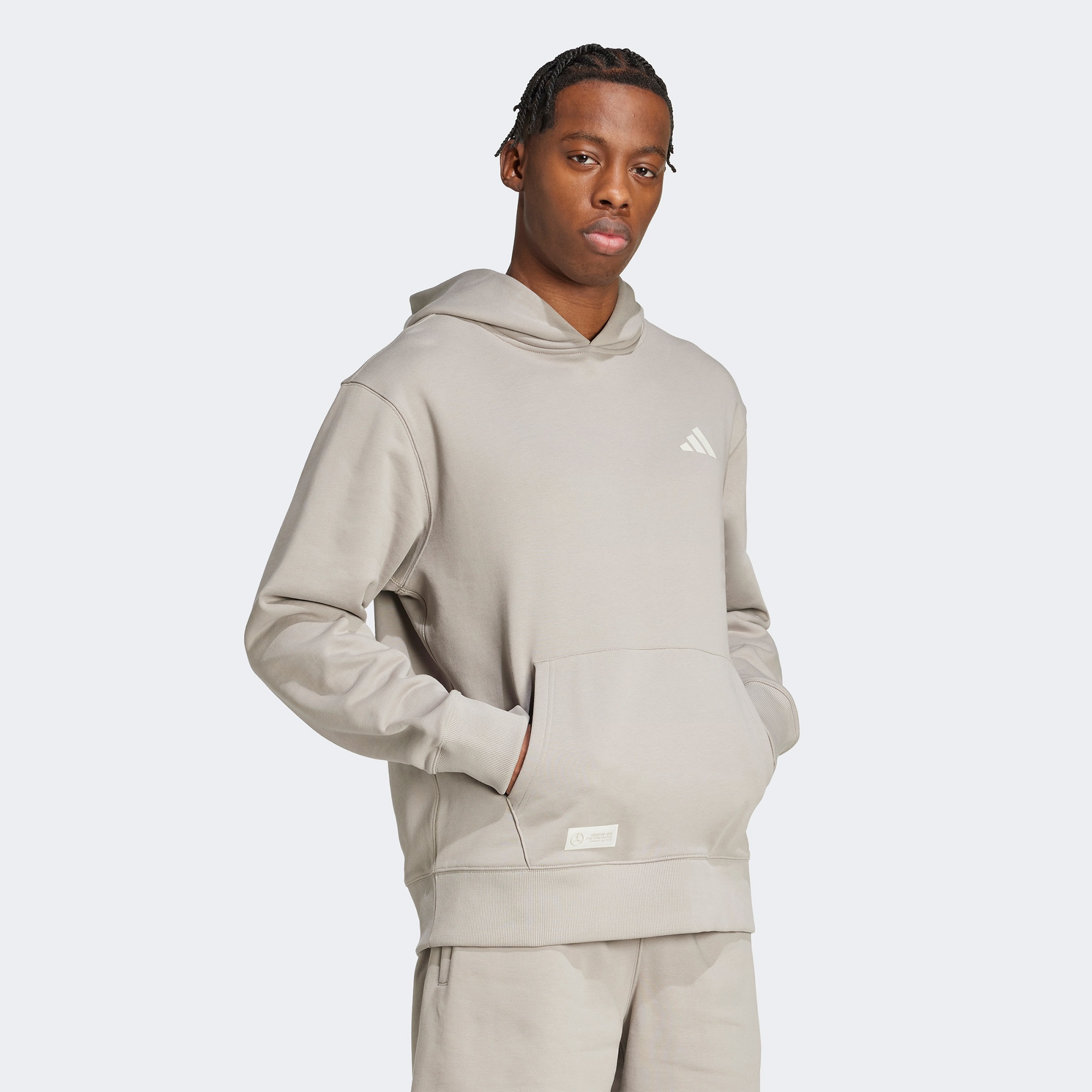  adidas Mercedes Amg Petronnas Formula One Team Erkek Bej Sweatshirt
