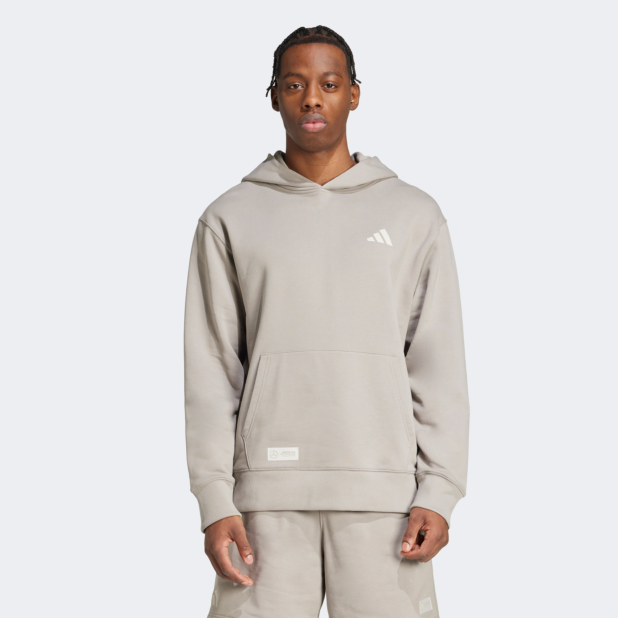 adidas Mercedes Amg Petronnas Formula One Team Erkek Bej Sweatshirt