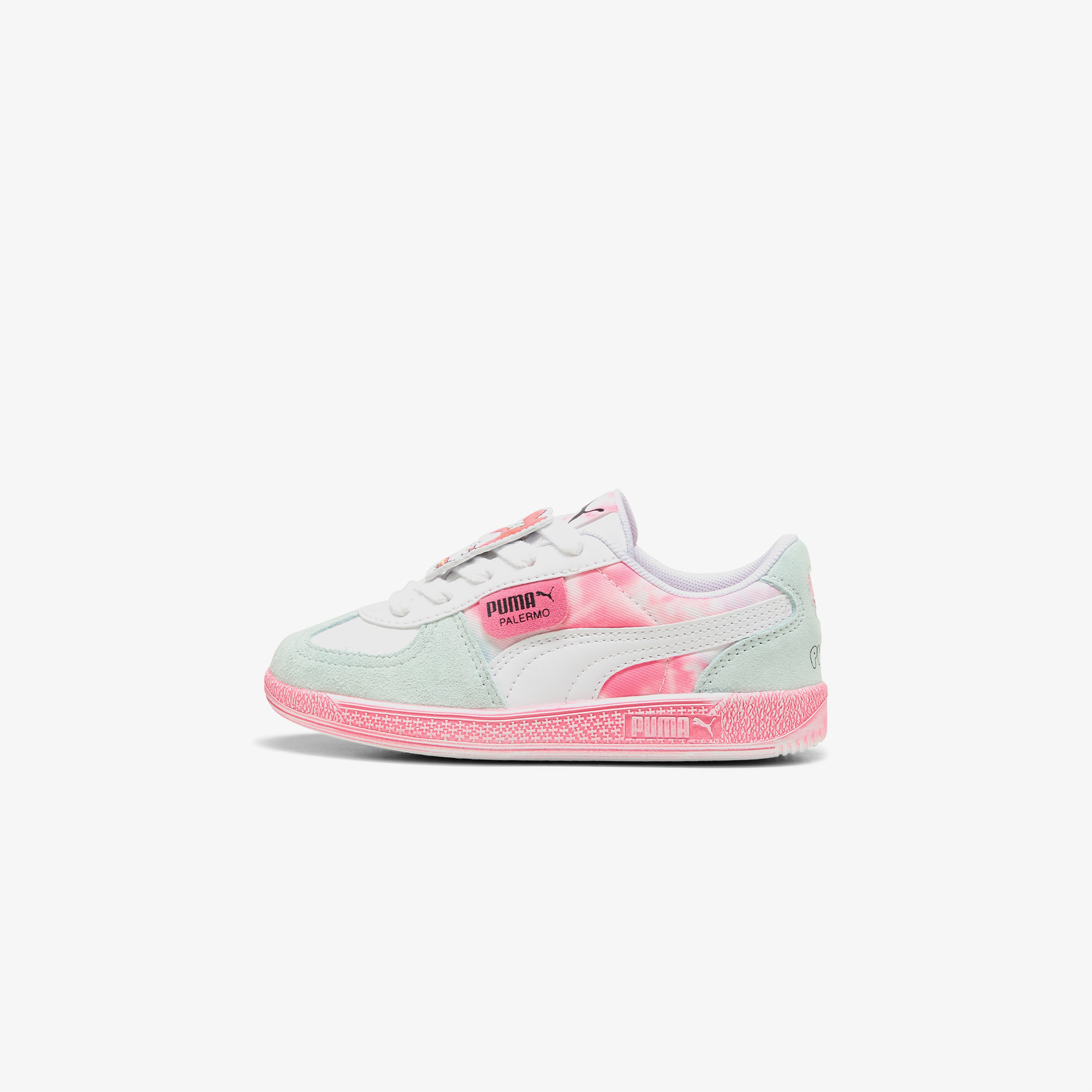 Puma Palermo Hello Kitty & Friends Çocuk Yeşil/Pembe/Beyaz Sneaker