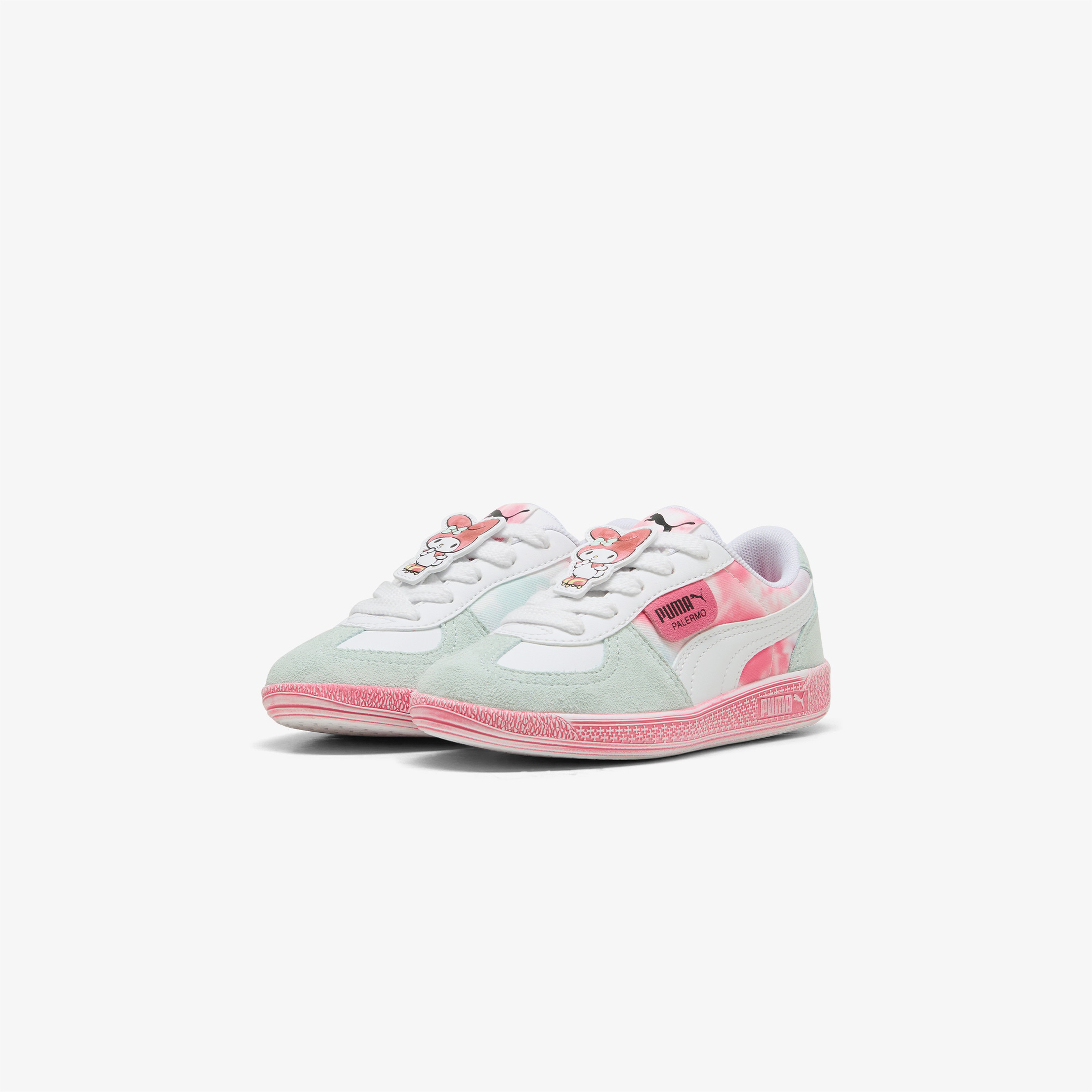 Puma Palermo Hello Kitty & Friends Çocuk Yeşil/Pembe/Beyaz Sneaker