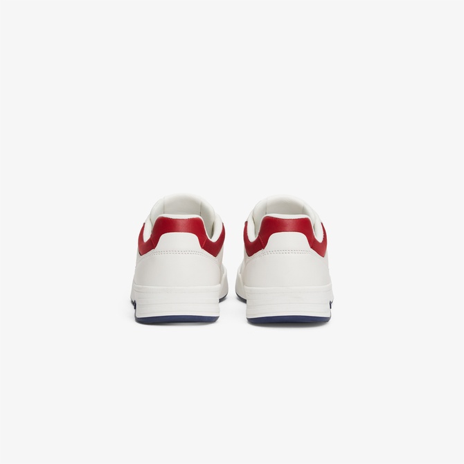  Tommy Hilfiger Jeans Cupsole Leather Erkek Beyaz Spor Ayakkabı