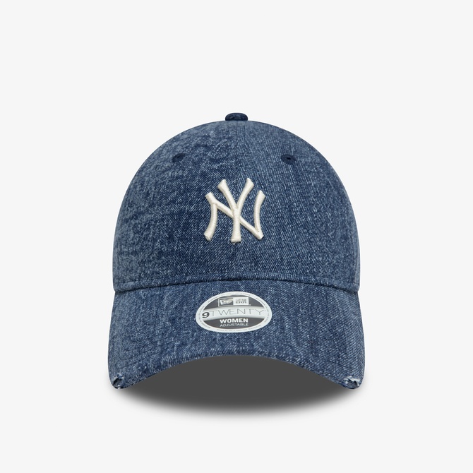  New Era Acid Denim New York Yankees Kadın Mavi Şapka