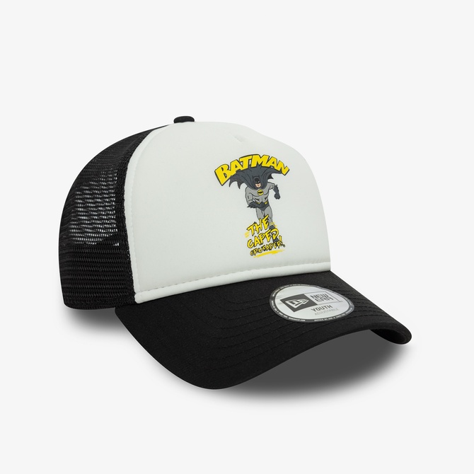  New Era DC Batman Caped Crusader Çocuk Beyaz Şapka