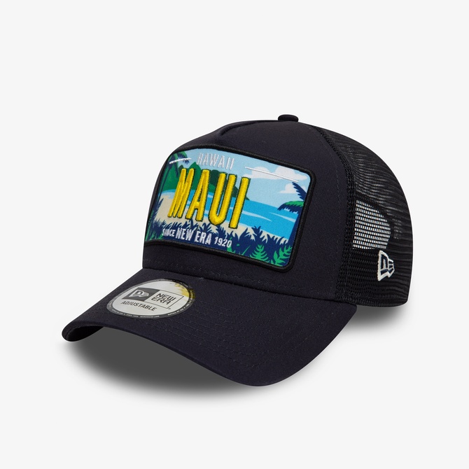  New Era License Plate Maui Unisex Siyah Şapka