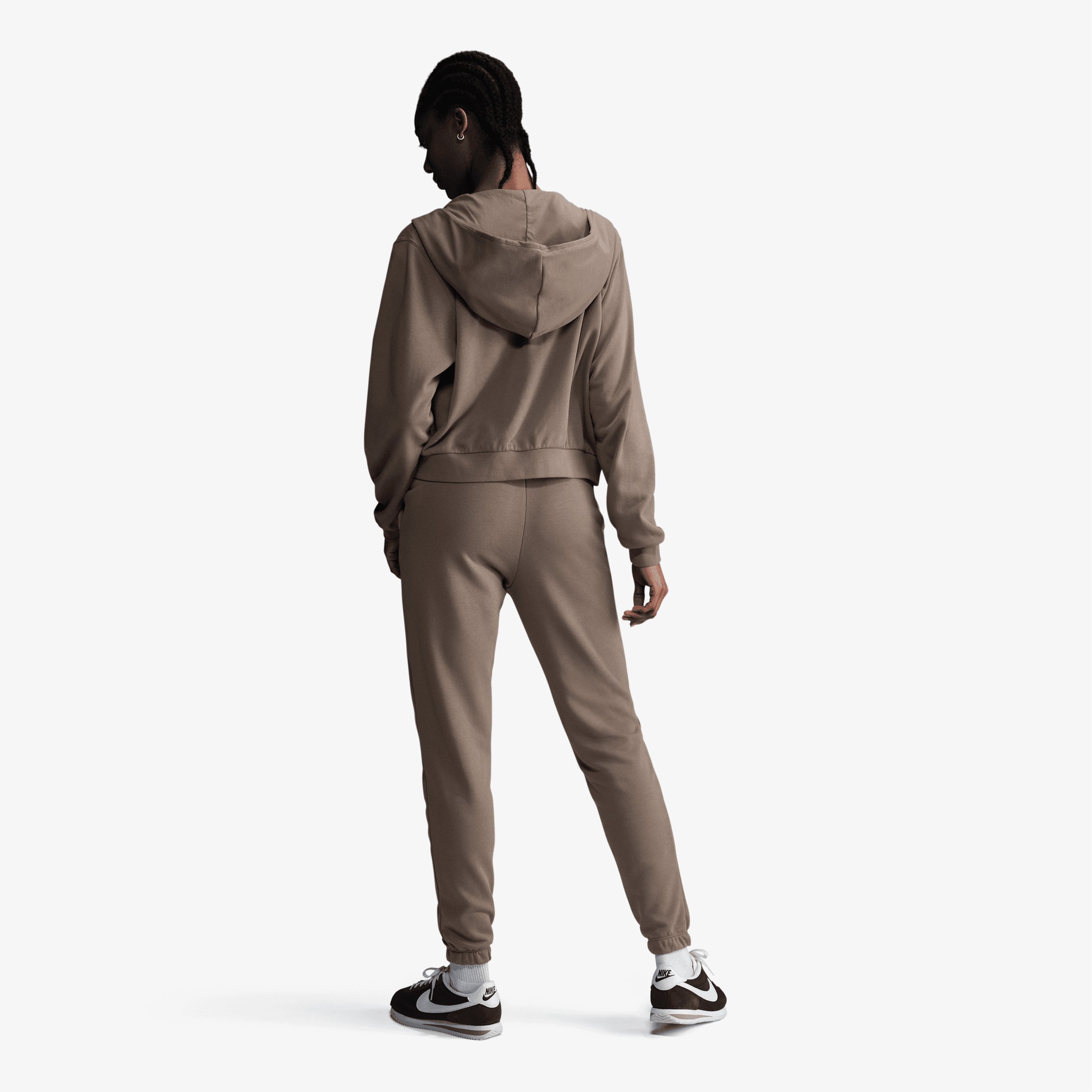  Nike Sportswear Chill Knit Kadın Kahverengi Eşofman Altı