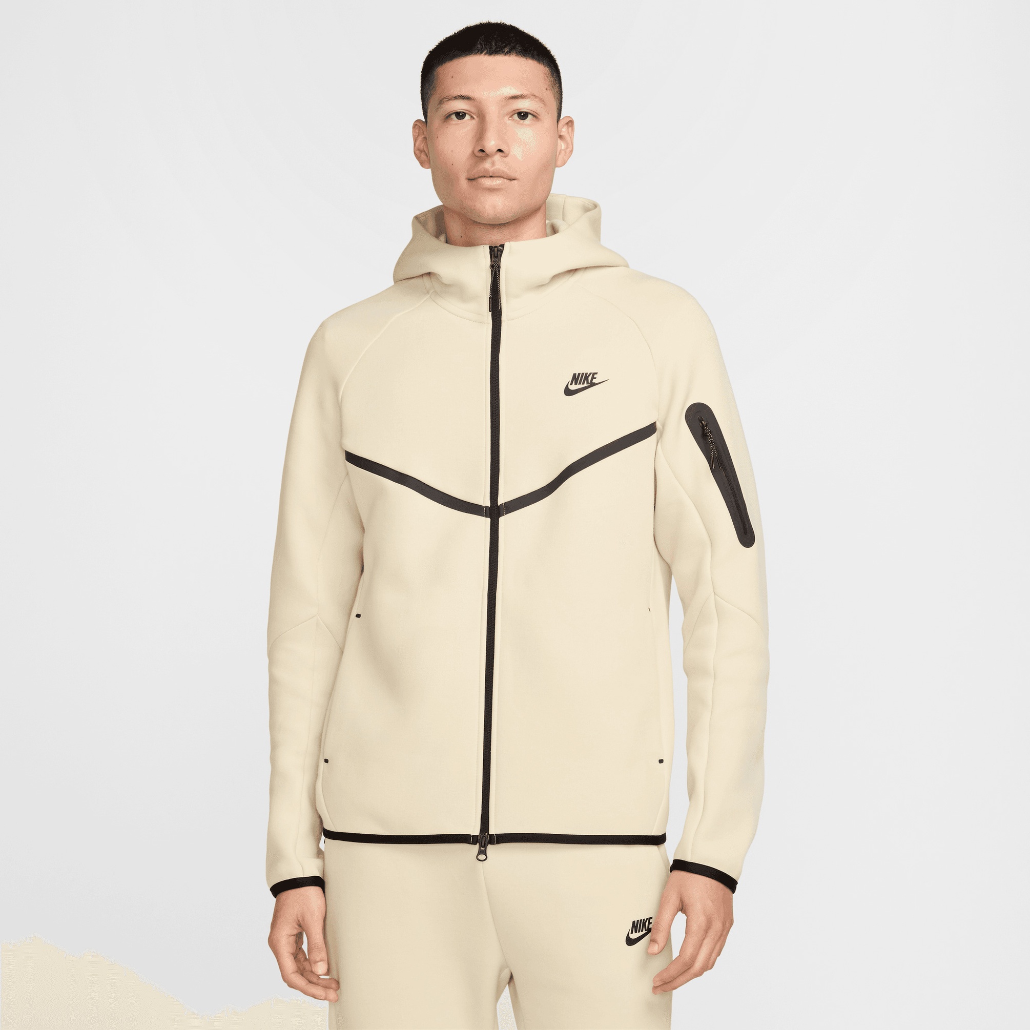  Nike Tech Fleece Erkek Bej Eşofman Üstü